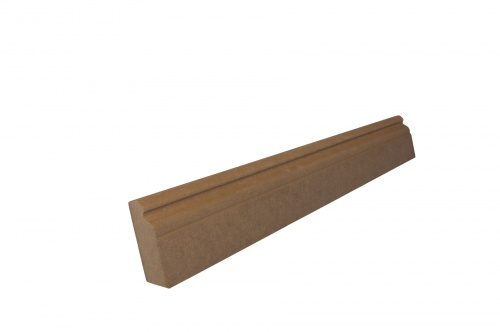 Scheuerleiste MdF 19 mm x 58 mm Karnies