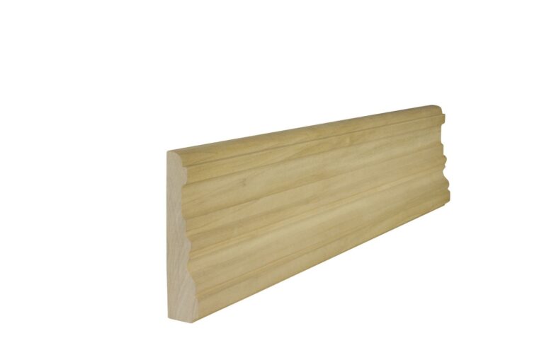 28 mm x 120 mm Türbekleidung White Wood roh # 1111 (Bild 2)