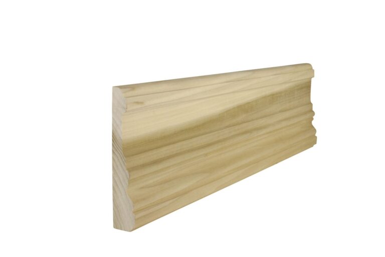 28 mm x 140 mm Türbekleidung White Wood roh # 1111 (Bild 2)